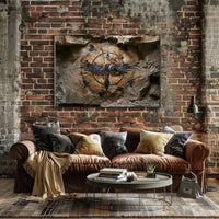 Ancient Bird Flight Tribal Art Poster Print