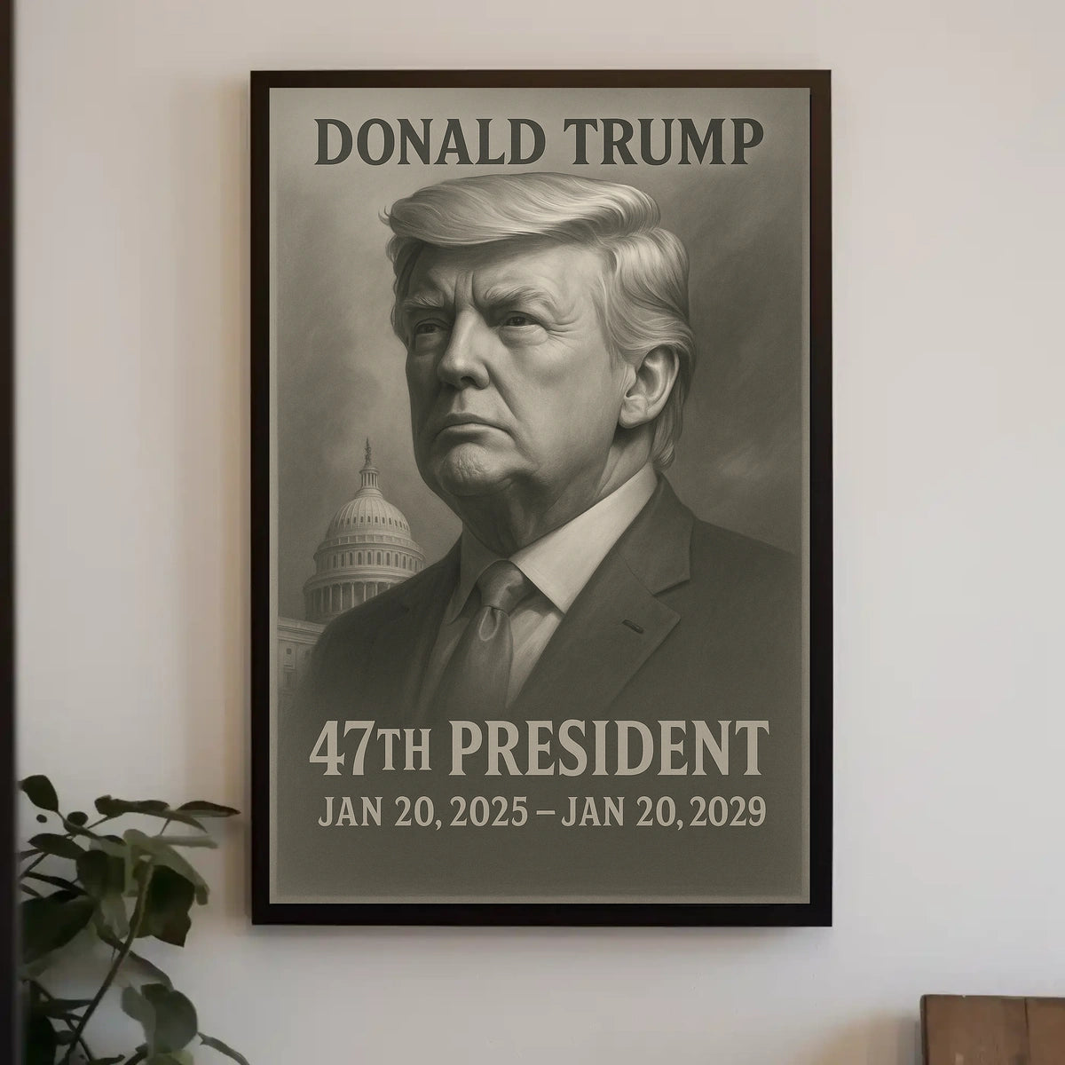 Donald Trump 47th President Poster