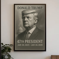 Donald Trump 47th President Poster