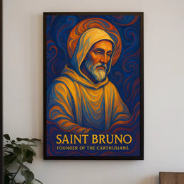 Saint Bruno Founder of the Carthusians Poster