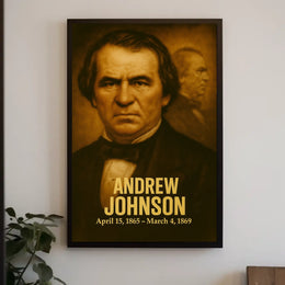 Andrew Johnson 17Th President Poster