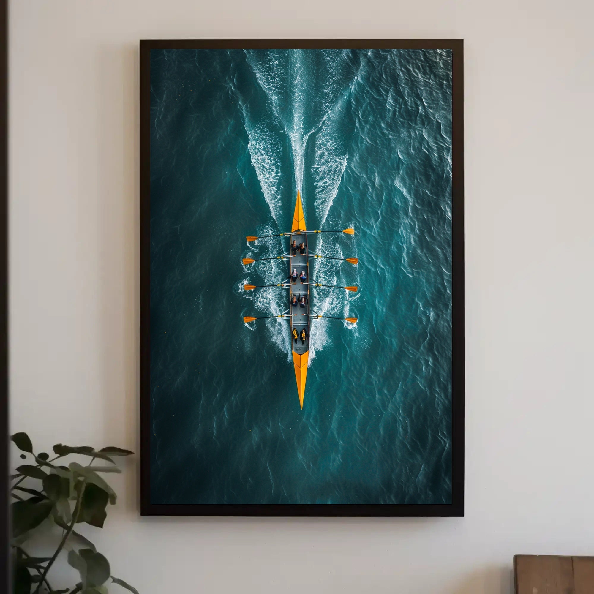 Rowing In Harmony Poster PosterGoat