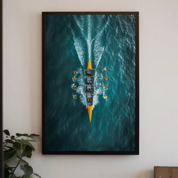 Rowing In Harmony Poster PosterGoat