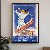 Zillertal Winter Wonderland Poster