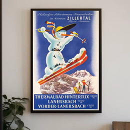 Zillertal Winter Wonderland Poster
