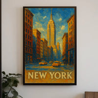 New York Cityscape Poster