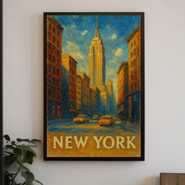 New York Cityscape Poster