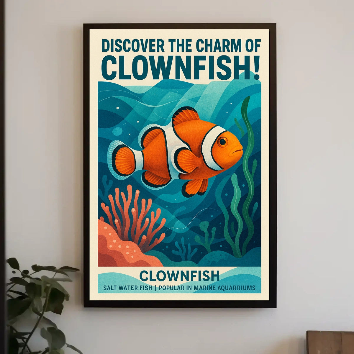 Discover the Charm of Clownfish Poster