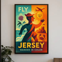 Fly Jersey Wander In Color Poster