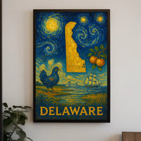 Delaware A Starry Tribute Poster