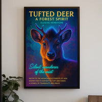 Tufted Deer A Forest Spirit Poster