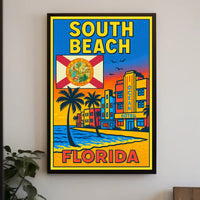 South Beach, Florida Poster PosterGoat