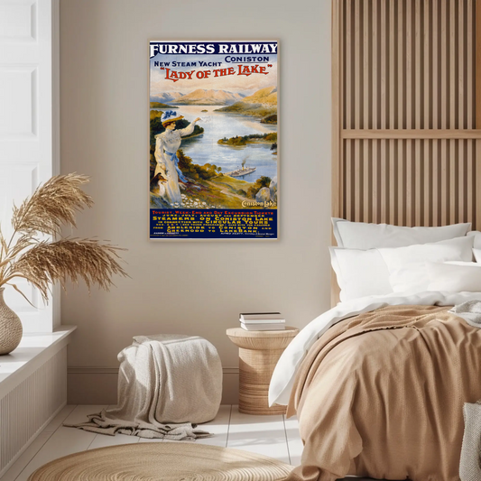 Lady of the Lake - Furness Railway Poster
