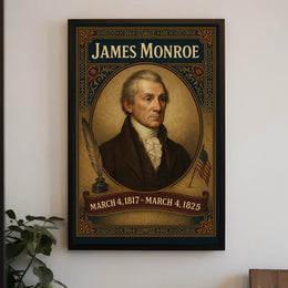 James Monroe 5th President Poster