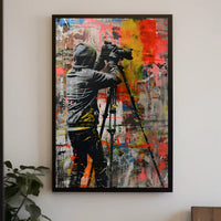 Urban Photography Street Art Poster: A Burst of Creativity