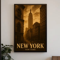 New York Cityscape Poster