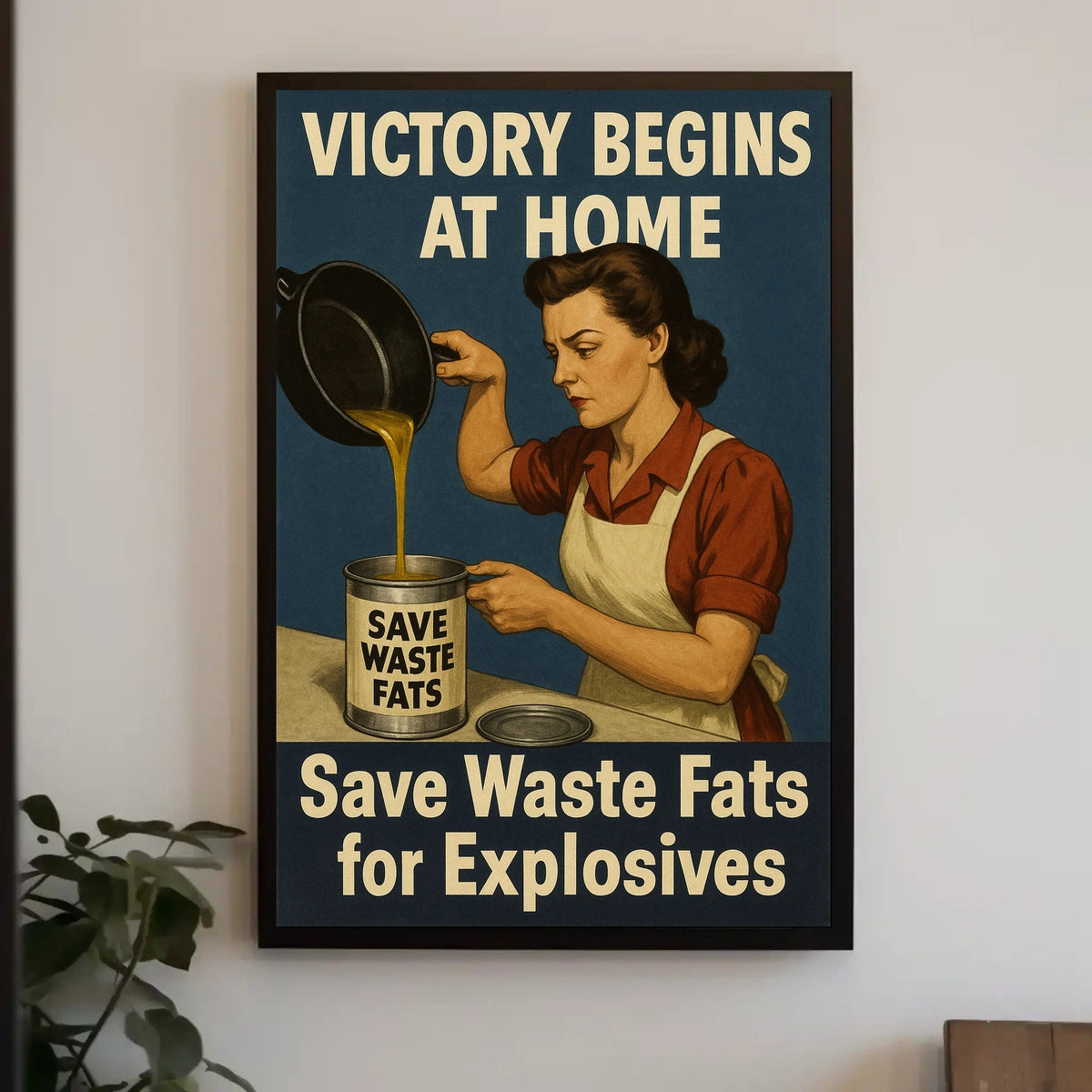 Victory Begins at Home Poster