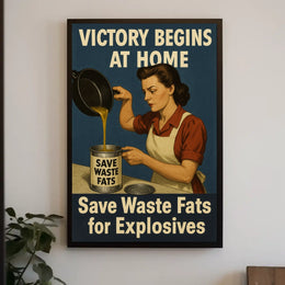 Victory Begins at Home Poster