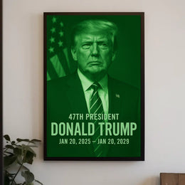 Donald Trump 47th President Poster