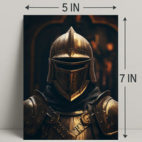 The Armored Sentinel Poster PosterGoat