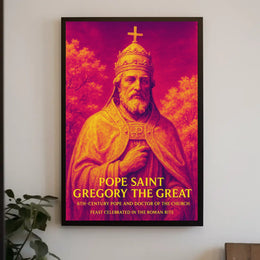Pope Saint Gregory The Great Poster