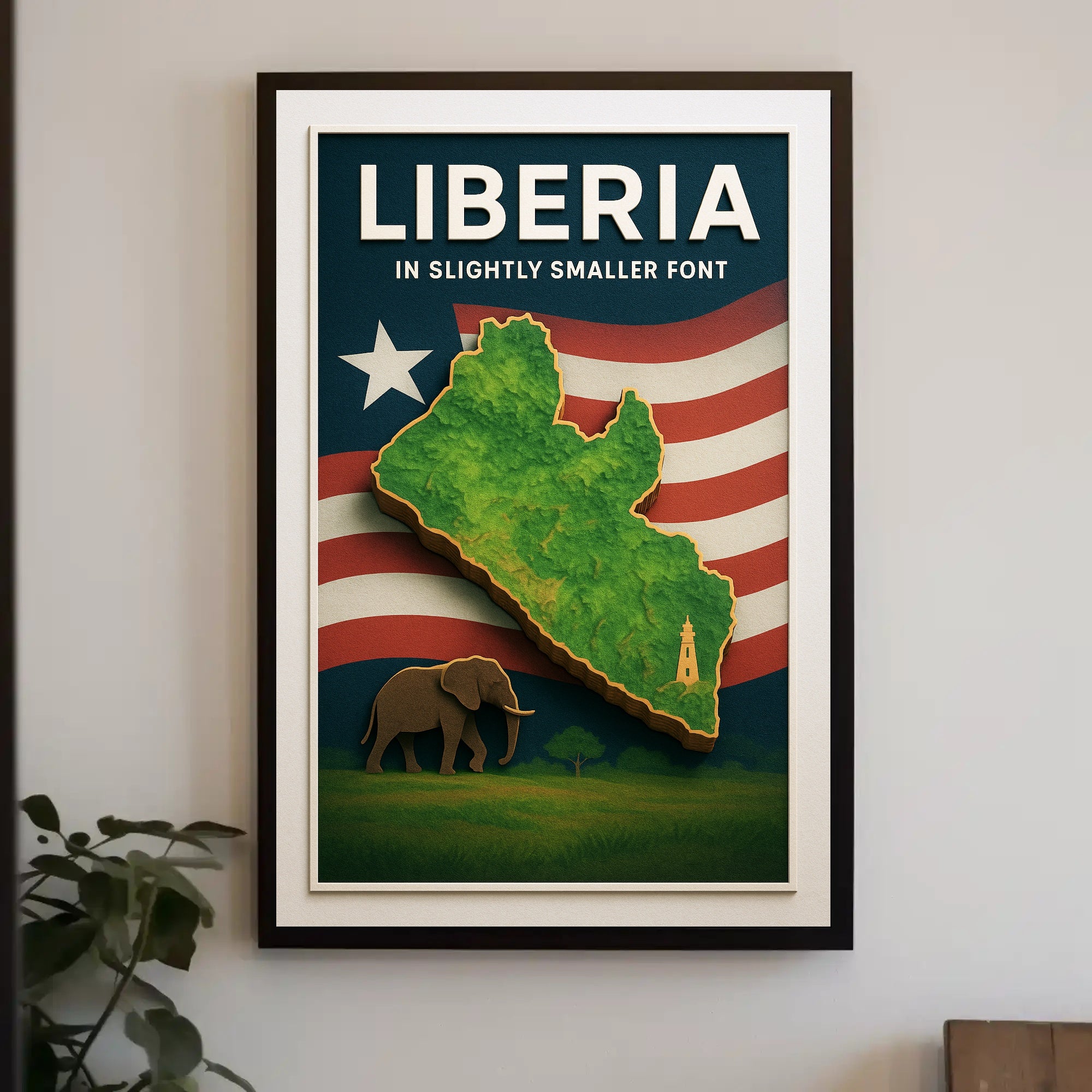 Liberia A Unique Perspective Poster PosterGoat
