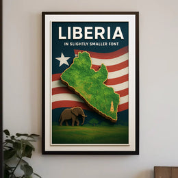 Liberia A Unique Perspective Poster PosterGoat