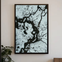 Abstract Winter Landscape Poster