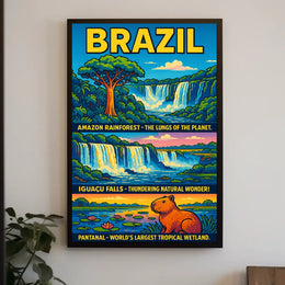 Wonders Of Brazil Poster