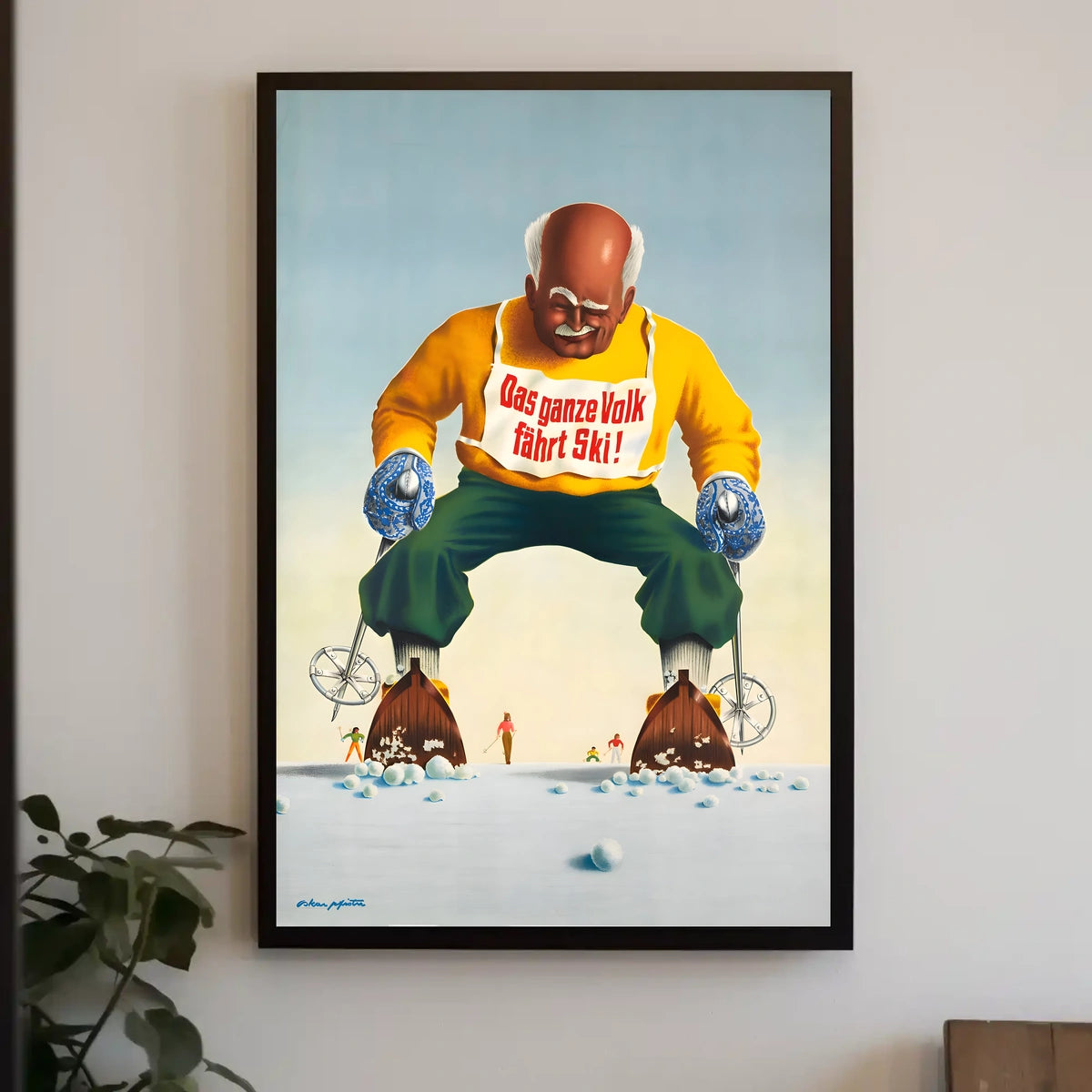 Skiing For Everyone Poster