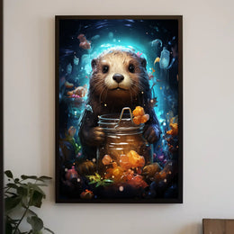 Otterly Enchanted Poster