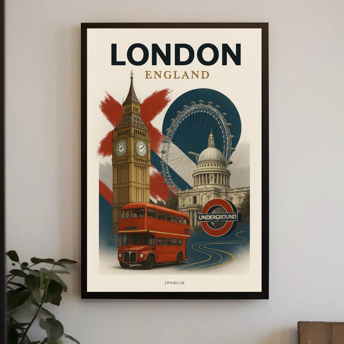 London Landmarks Poster