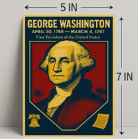 George Washington First President Poster PosterGoat