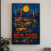 New York The City That Never Sleeps Poster