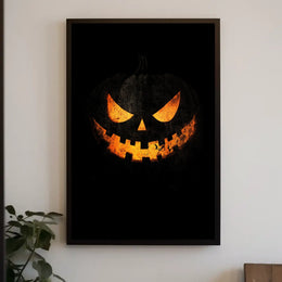 Halloween Jack-o'-Lantern Jack-o-lantern Spooky Eerie Poster