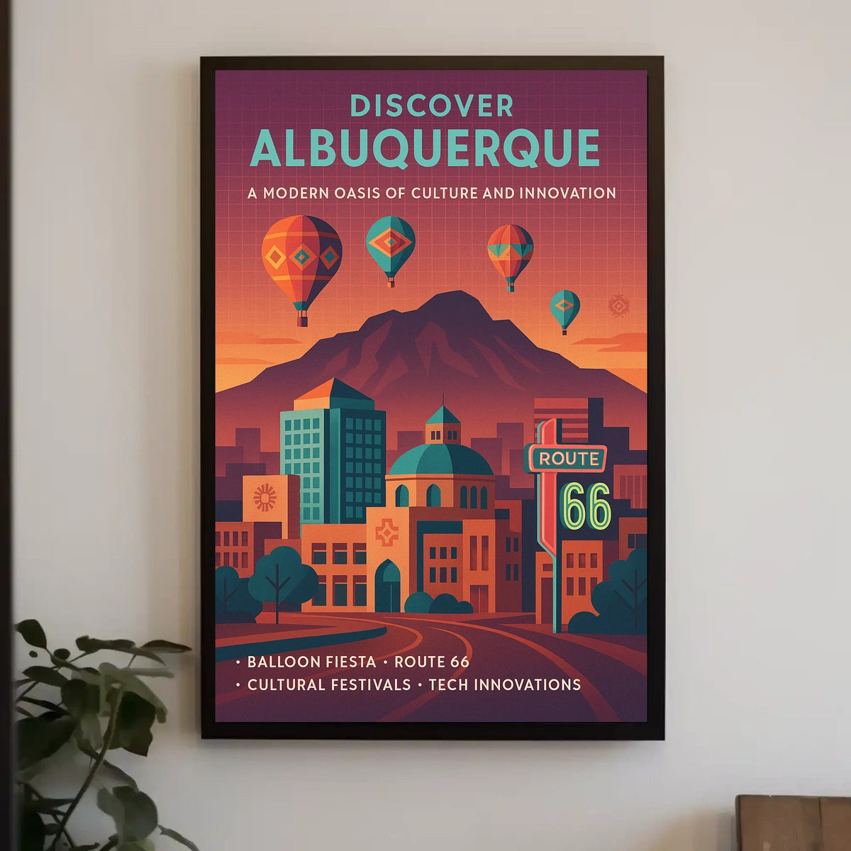 Discover Albuquerque Poster