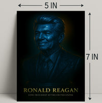 Ronald Reagan Vintage Poster Wall Art PosterGoat