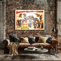 Hagenbeck-Wallace Wild Animal Circus Poster