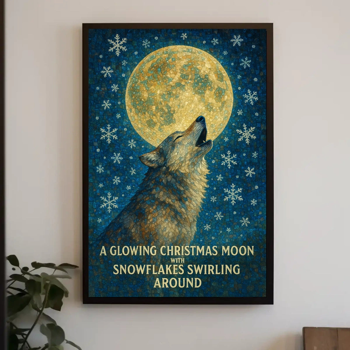 Christmas Moon Poster