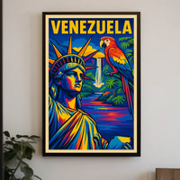 Venezuela A Vibrant Fusion Poster