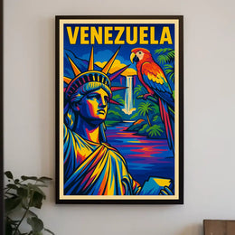 Venezuela A Vibrant Fusion Poster