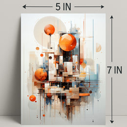 Abstract Geometric Composition Abstract Poster PosterGoat