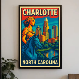 Charlotte, North Carolina Poster