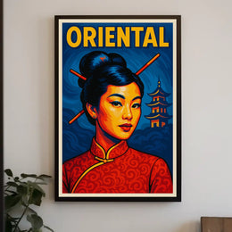 Oriental Elegance Poster