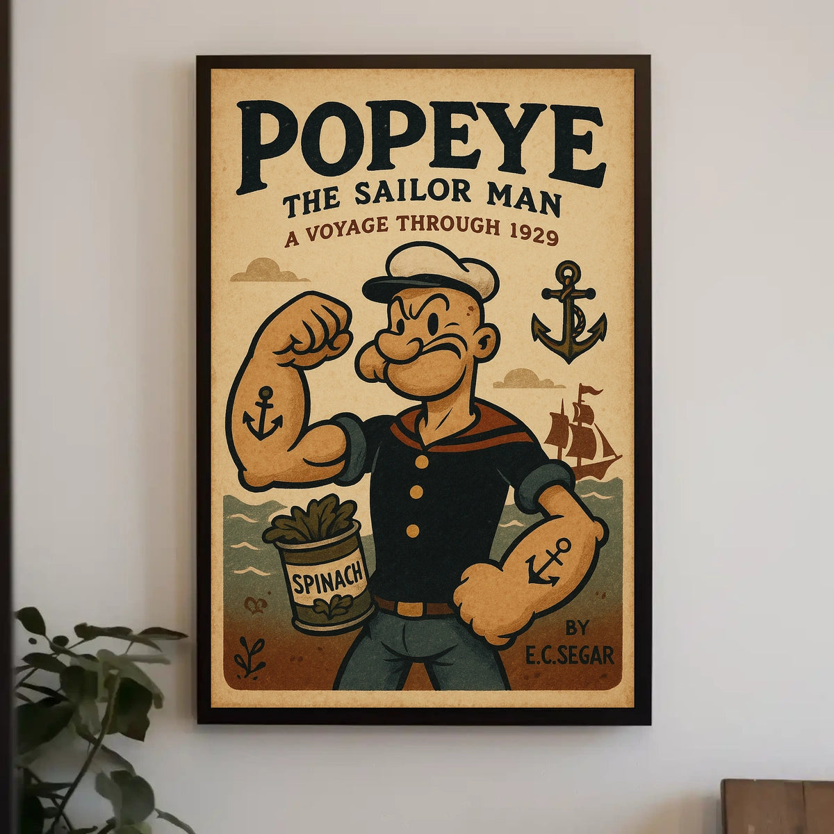Popeye 1929 Art Poster POP-30