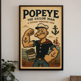 Popeye 1929 Art Poster POP-30