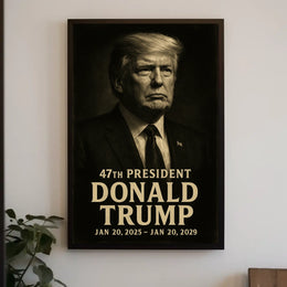 Donald Trump 47th President Poster