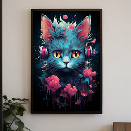 Feline Fantasy Poster