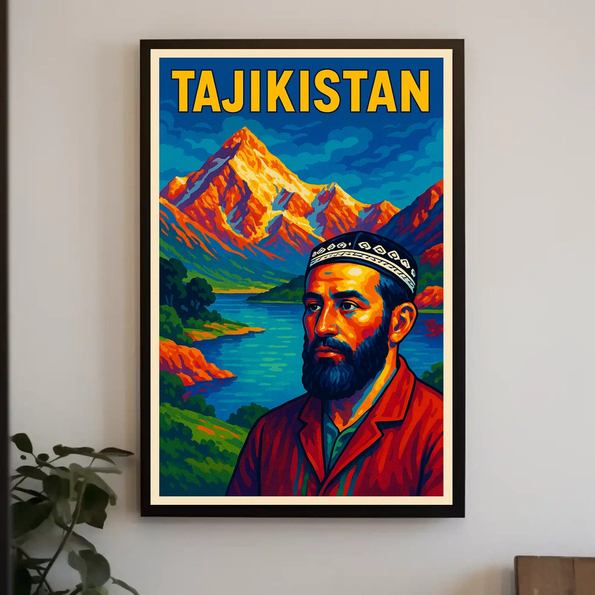 Tajikistan Scenic Poster