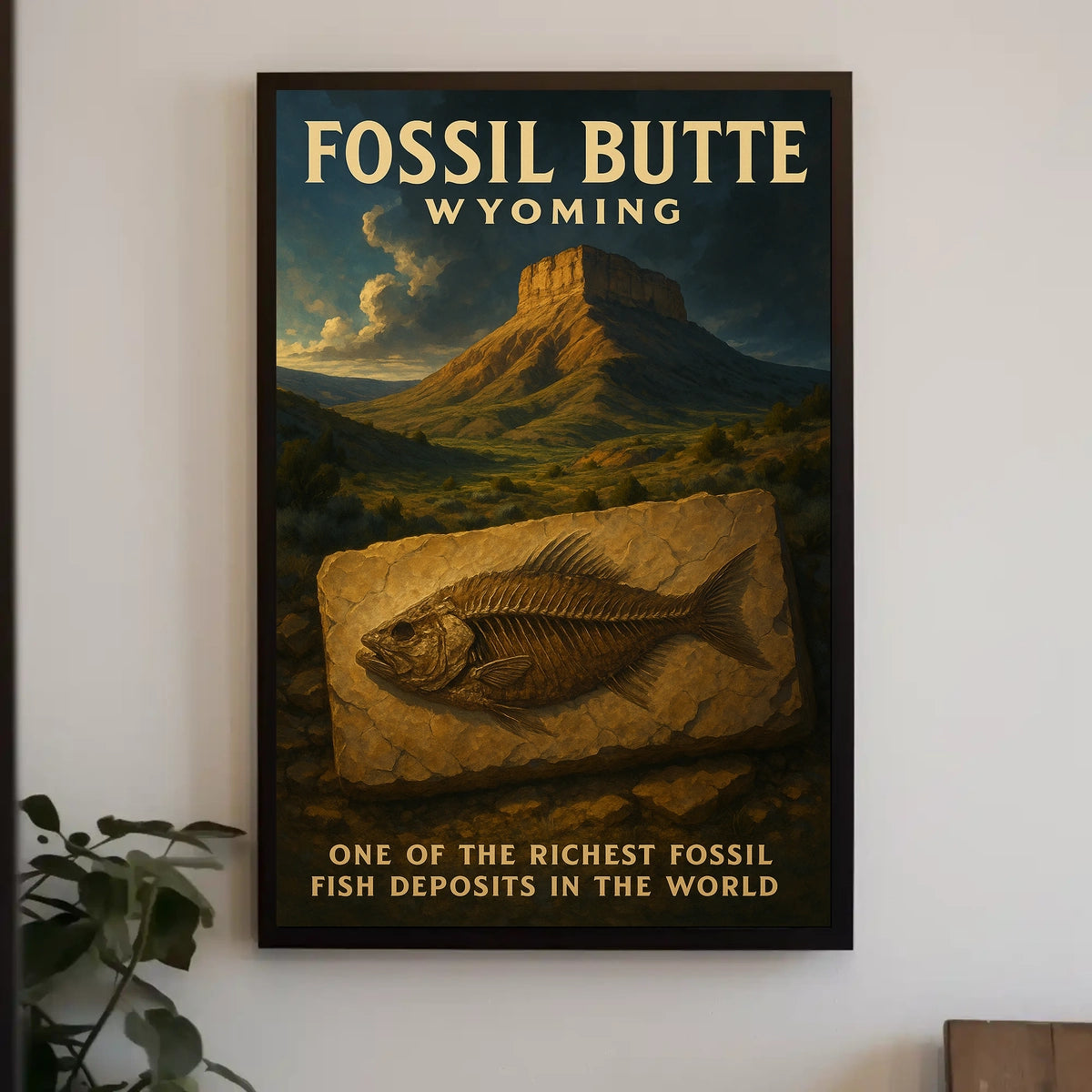 Fossil Butte, Wyoming Poster